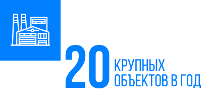 10 объектов в год